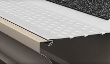 Painted Perforated Aluminum Sheet Louvered Gutter Guard Convenient Cleaning