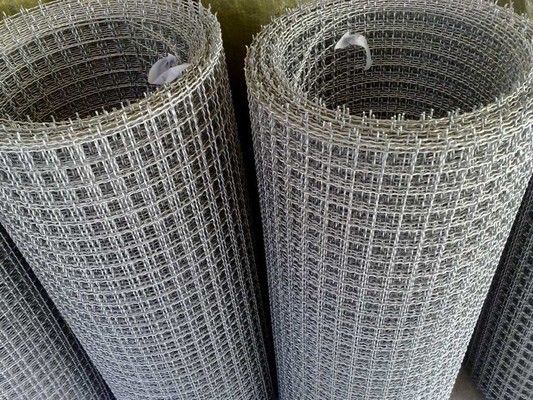 Stainless Steel Wire Mesh Crimped Mesh Screen Corrosion Resisting For Car Grille Mesh