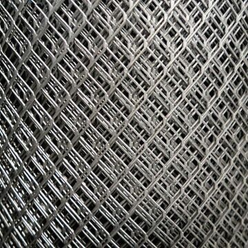 Bright Surface Expanded Metal Screen Mesh Diamond Hole Shape Stainless Steel