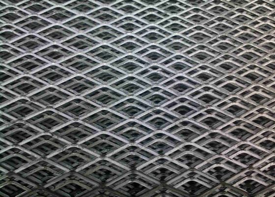 Galvanized ইস্পাত প্রসারিত ধাতু জাল দৃ St় কাঠামো কম কার্বন ইস্পাত ISO