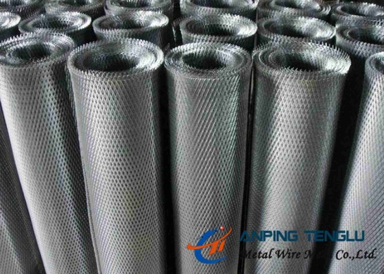 জারা প্রতিরোধের 8mm স্টেইনলেস স্টীল প্রসারিত ধাতু জাল ভাল শক্তি