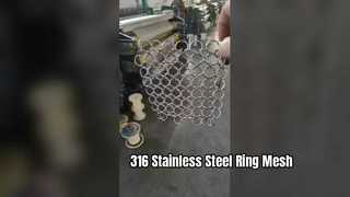 SS316 রিং মেশ